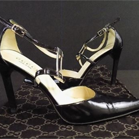 Gucci 101 0452 Pointed Toe 4" Heels, Size:7.5 - Picture 10 of 16